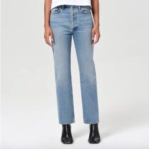 AGOLDE 90's Pinch Waist High Rise Straight Jean